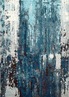nuLOOM Winter Abstract Area Rug, Blue, 5'x8'