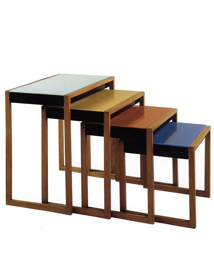 Nesting tables "gigognes - bauhaus