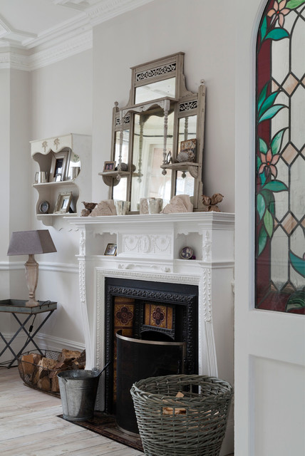 Nightingale shabby-chic-inspirerad-vardagsrum