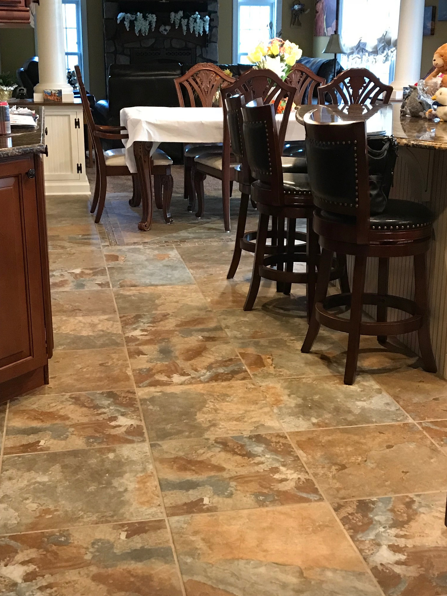 Custom Porcelain Tile Work