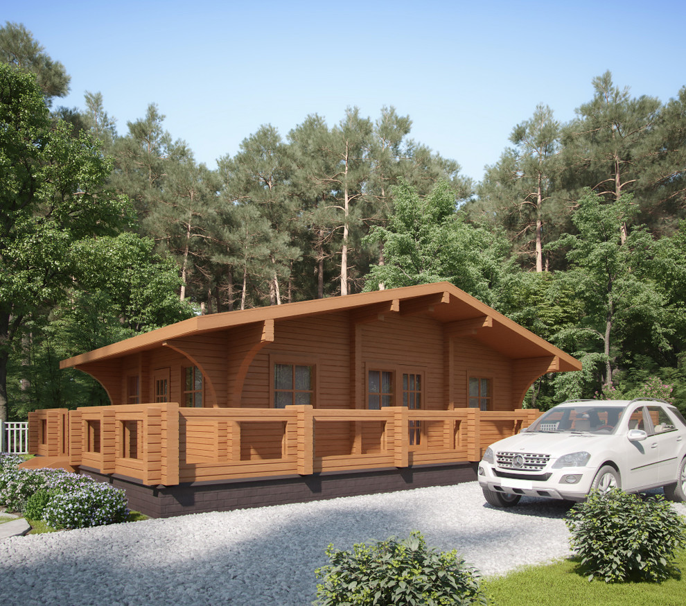 Дом из профилированного бруса "Звенигород"