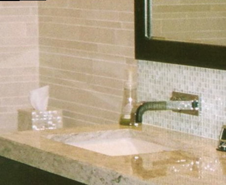 Branco Do Mar Large Staggered Rectangle Tile Branco Do Mar Large Staggered Rectangle Tile Contemporary Bathroom