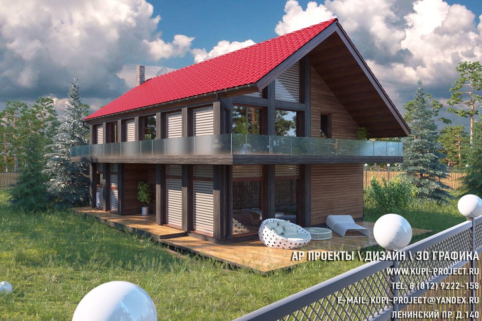 Дом 17x10 Лесное яблоко