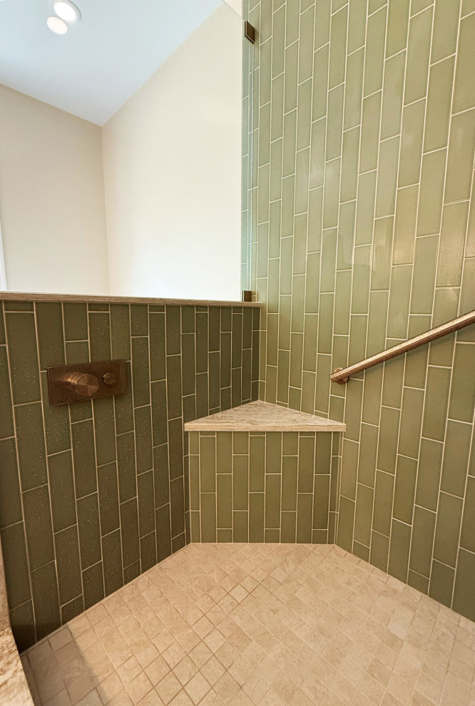 Corner Shower Bench