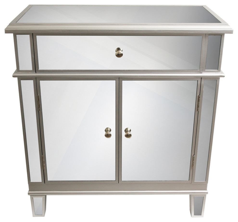 Mirrored Chest Transitional Accent Chests And by Decor