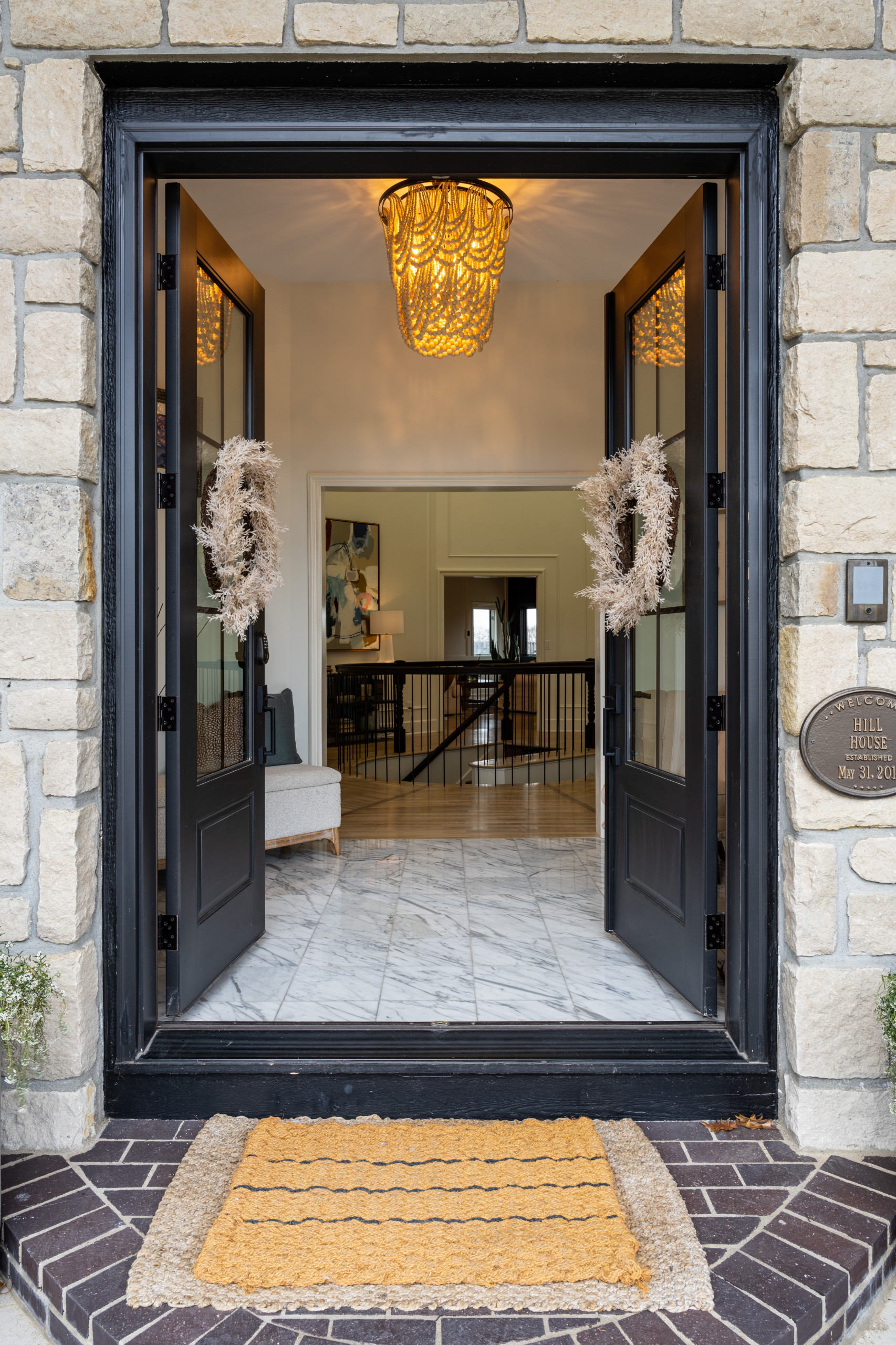 75 Contemporary Double Front Door Ideas You'll Love - March, 2024