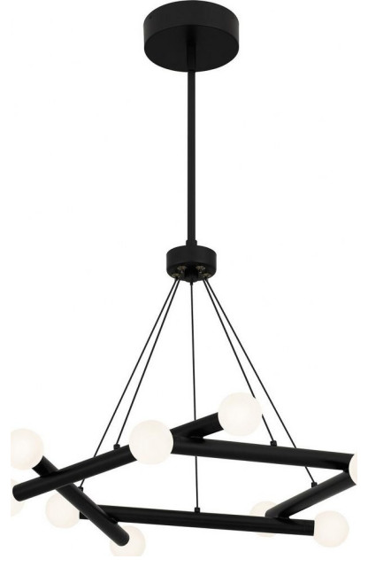 19W LED Chandelier In Contemporary Style-20 Inches Tall and 25 Inches