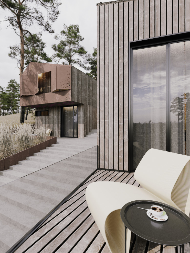 Дом на склоне