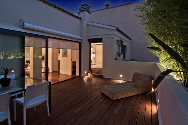 casa PEY contemporaneo-terrazza