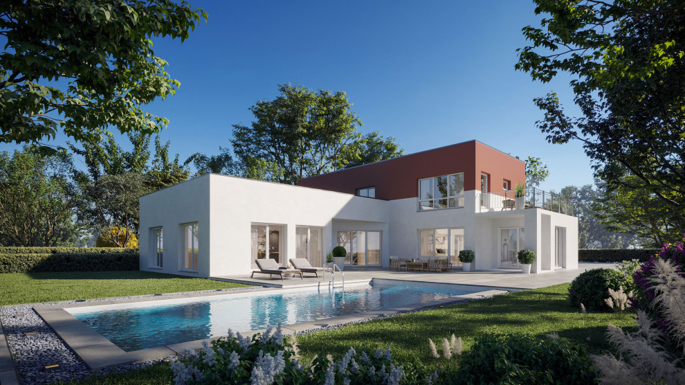 Modernes Haus mit Pool, Fürstenberg