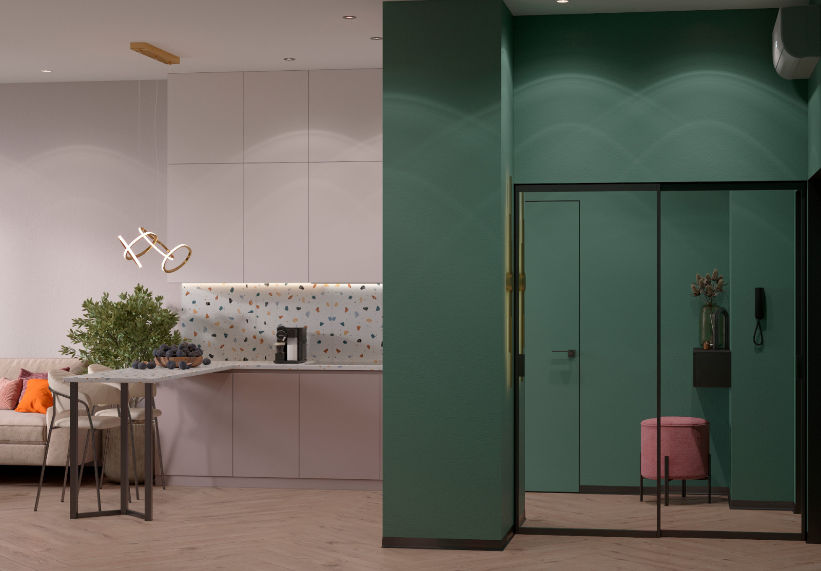 Проект квартиры евродвушки