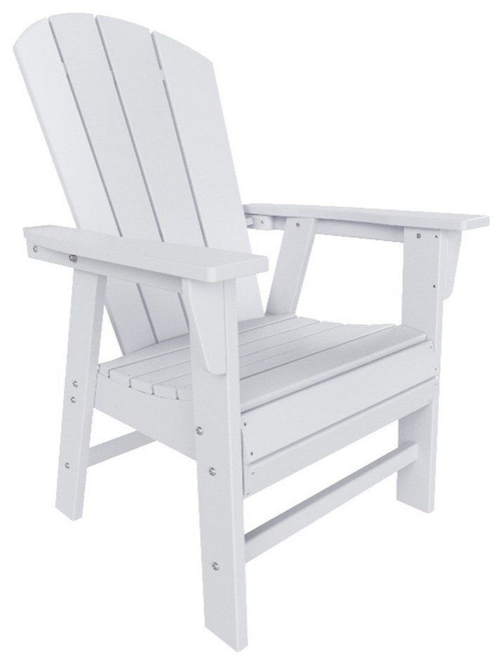 Paradise Adirondack Casual Patio Dining Chair Beach Style