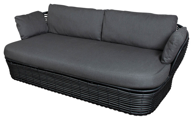 Cane-Line Basket 2-Seater Sofa - Tropical - Outdoor Sofas - by PARMA HOME |  Houzz