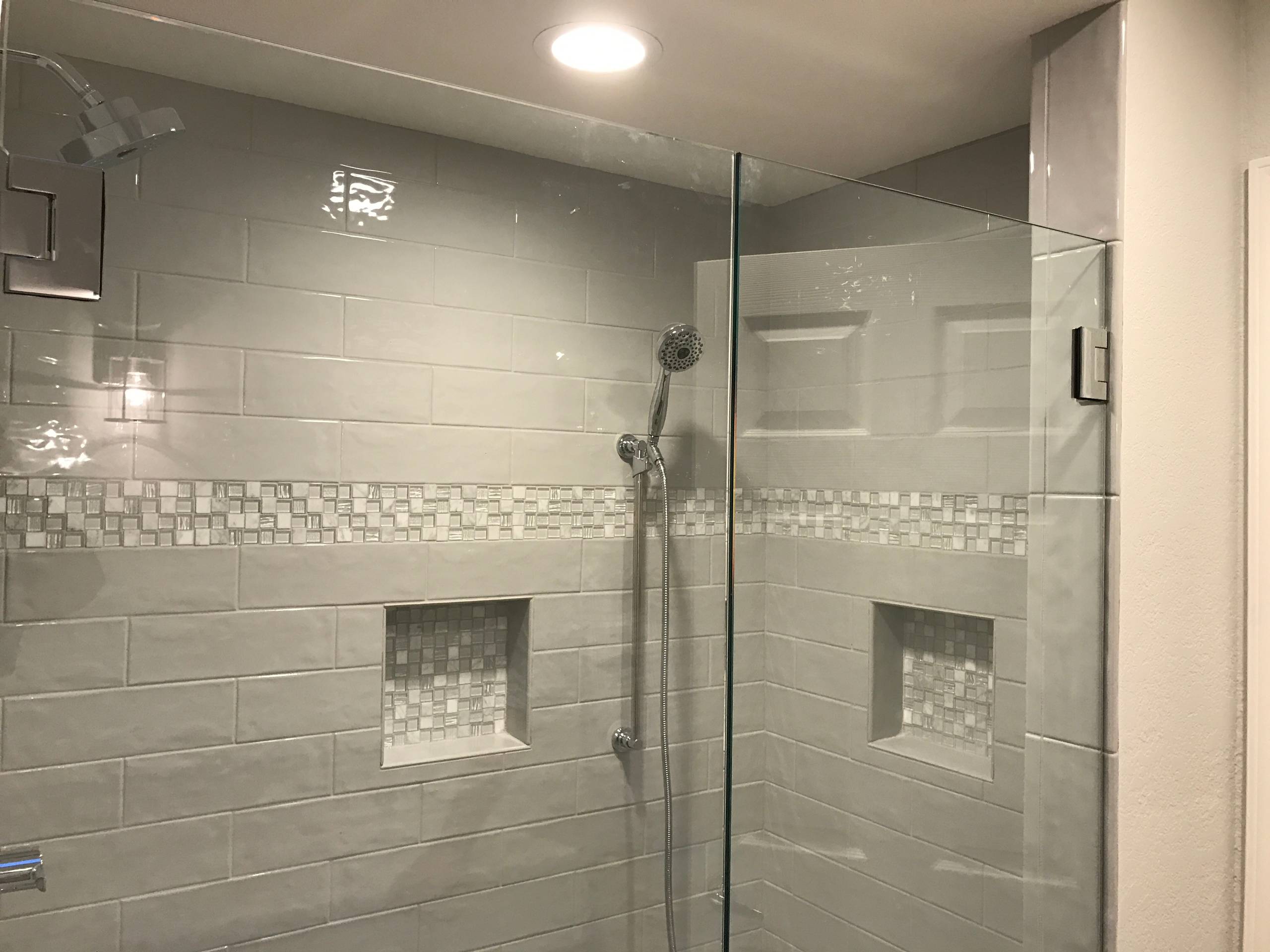Elegant Grey Bathroom Remodel