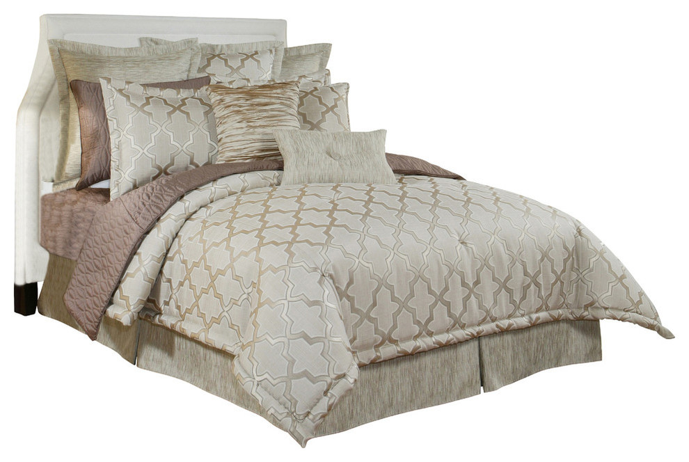 Austin Horn En Vogue Glamour Quartz 4 Piece Set Mediterranean Comforters And Comforter Sets By Sherry Kline Classics - Austin Horn Bedding Collection Austin Horn En Vogue Glamour Quartz 4 Piece Set Mediterranean Comforters And Comforter Sets By Sherry Kline Classics - Austin Horn Bedding Collection
