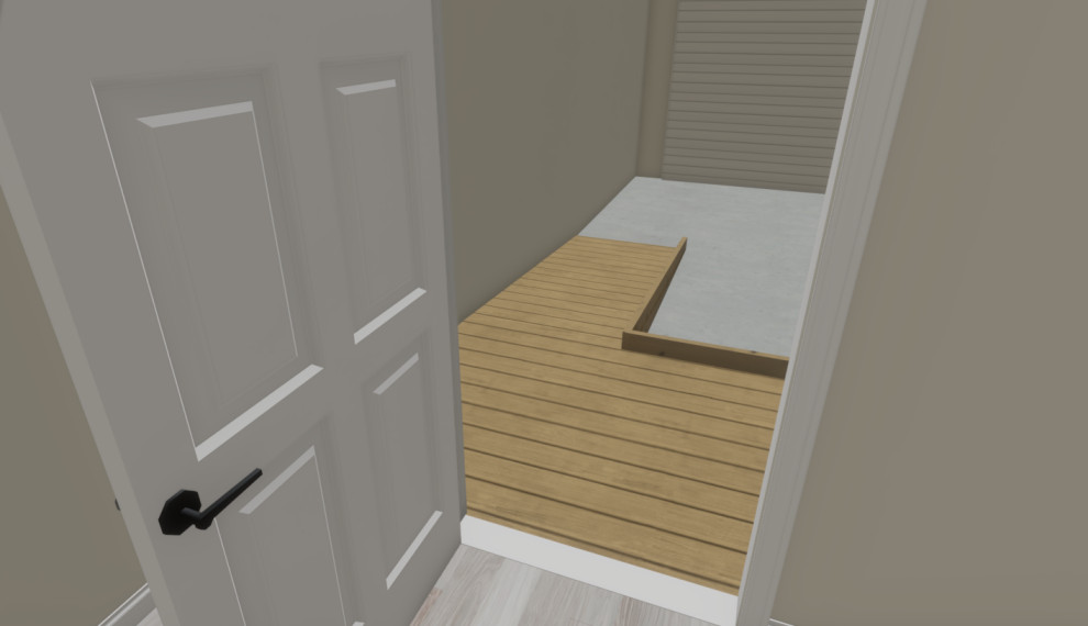 Accessibility Ramp in Garage