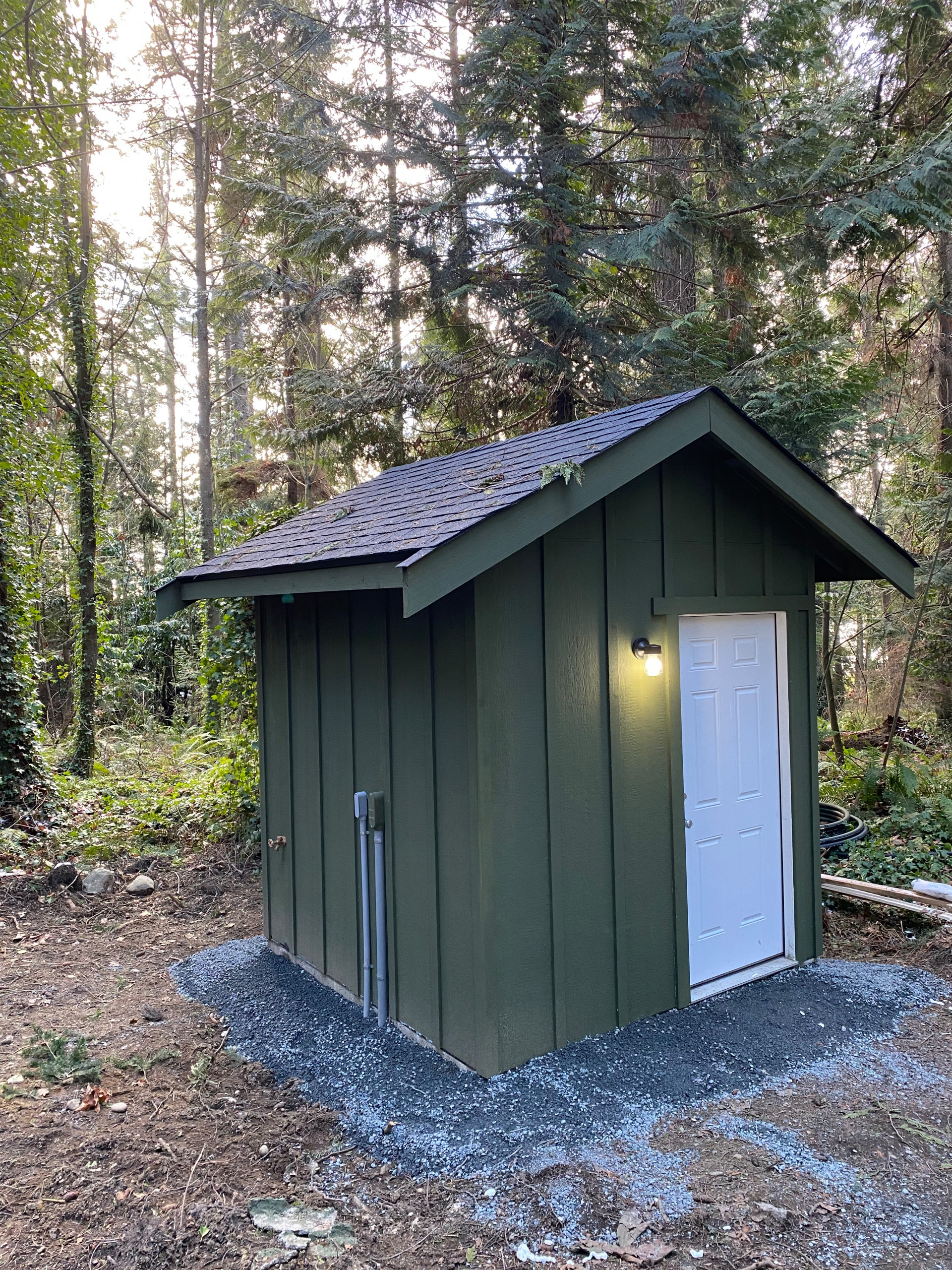 Camano Pumhouse In The Woods