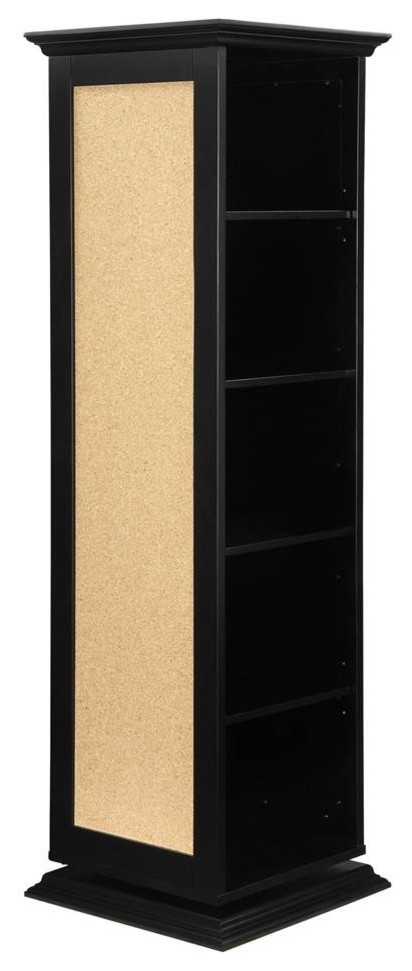 Swivel Cabinet with Storage Shelves