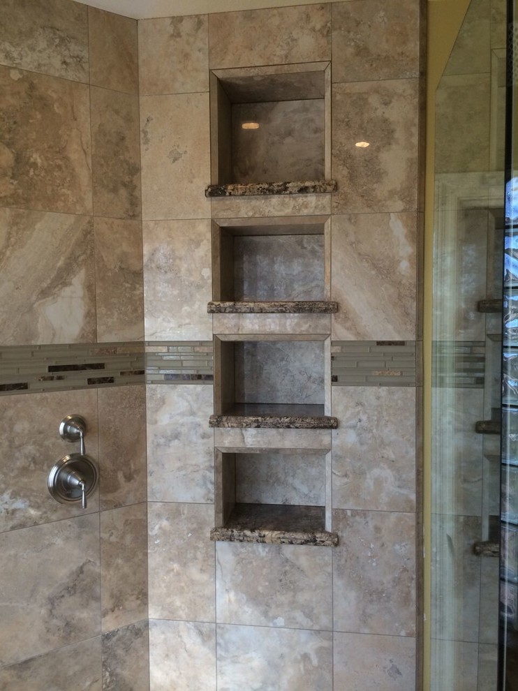Bathroom - rustic bathroom idea in Phoenix