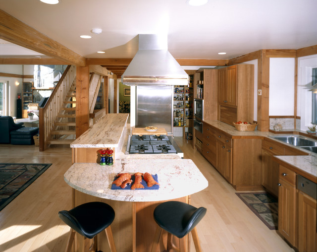 Maine Coveside Custom Home Traditional Kitchen Portland Maine
