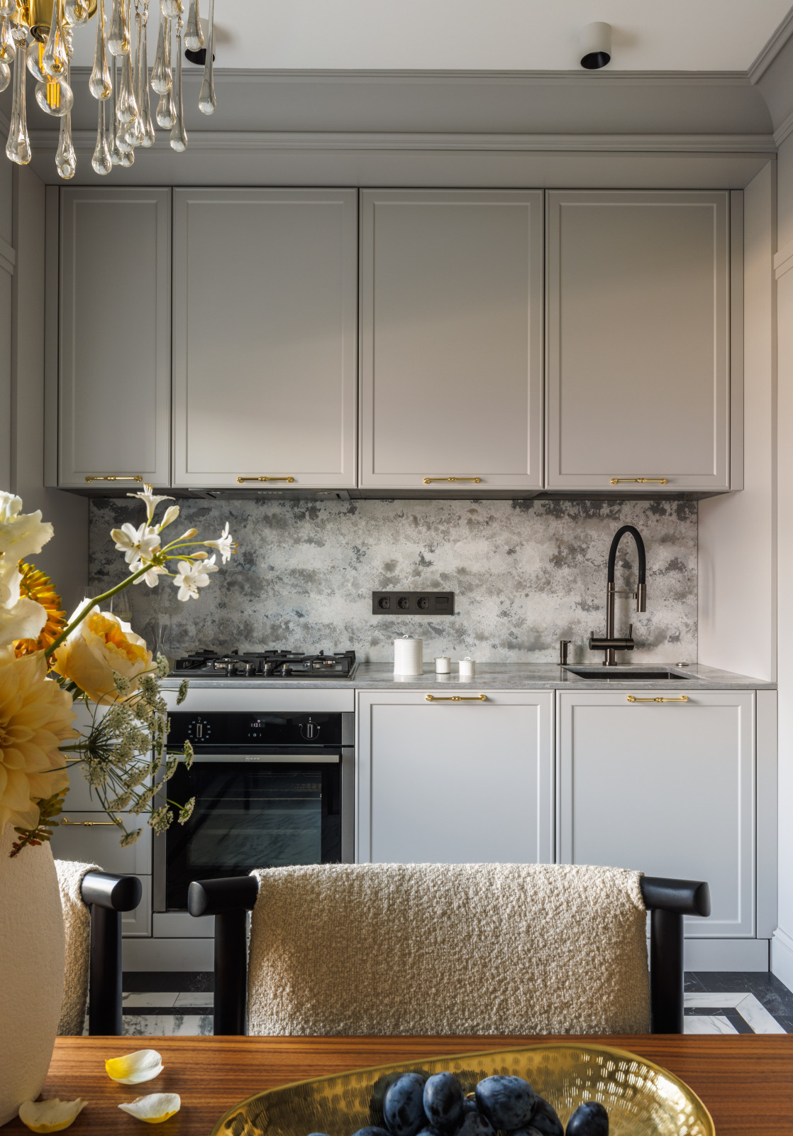 Элегантная квартира 79 м² для семьи с двумя детьми