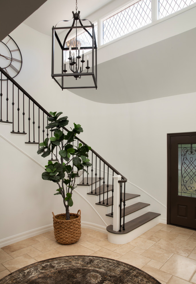 Design ideas for a classic staircase in Orange County.