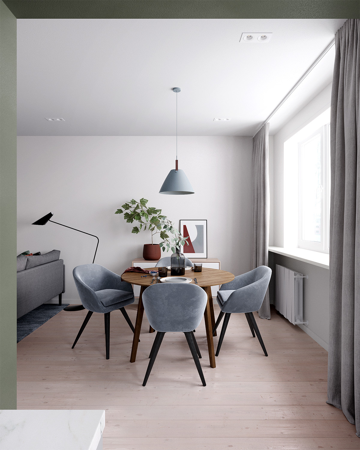 Трёхкомнатная квартира «Таинственный Север»