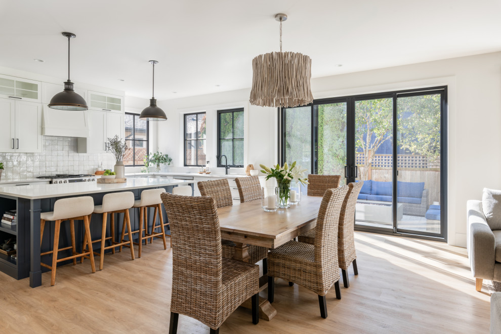 Example of a dining room design in Vancouver
