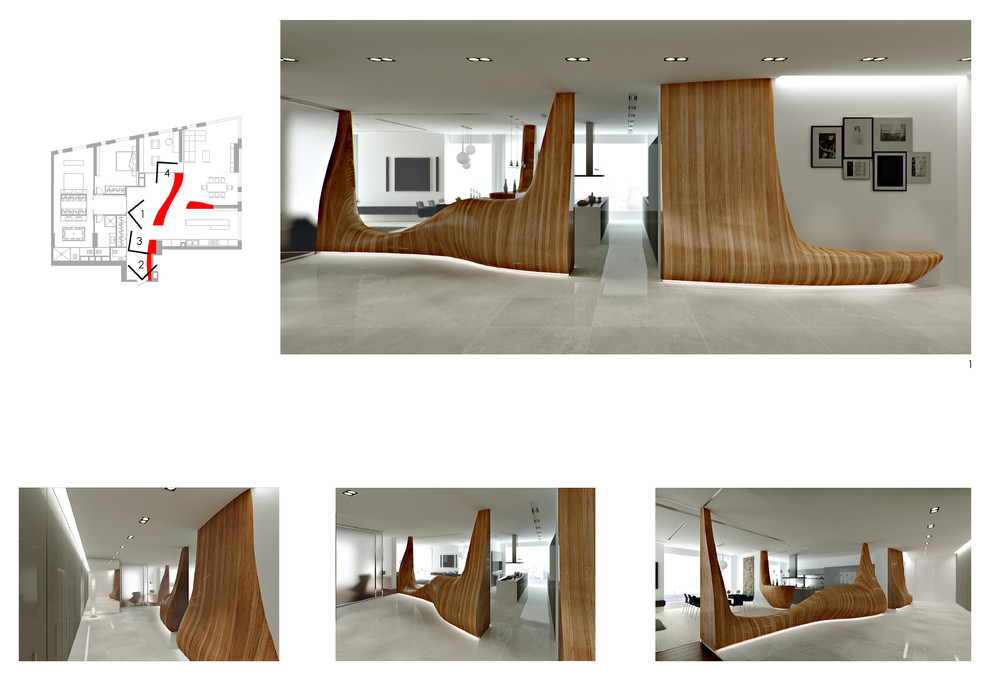 Проект квартиры в ЖК Мосфильмовский