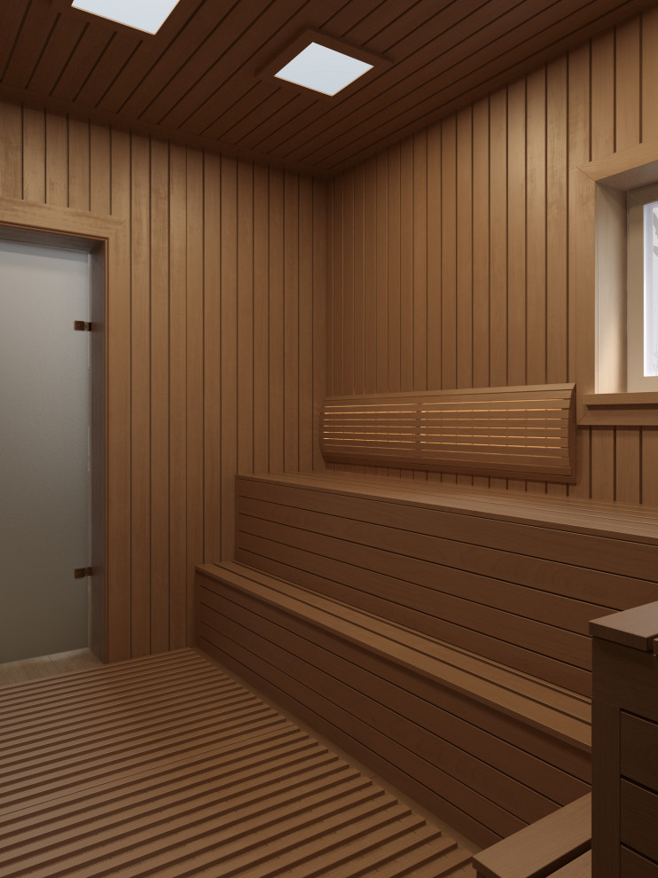 Загородный дом из клееного бруса