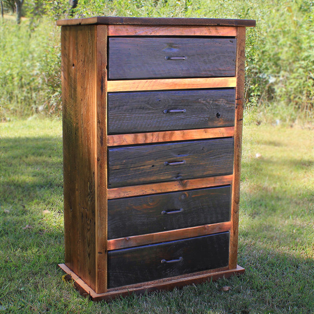 Big Sky Barn Wood Tall Boy Dresser Rustic Bedroom New York