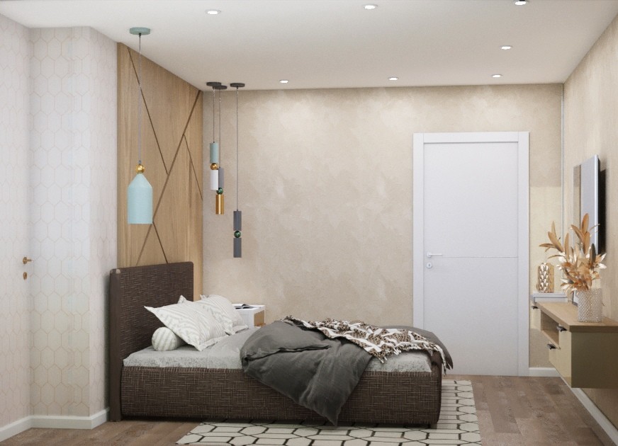 Дизайн проект 2к кв. 55м2 в ЖК Мечта для молодого человека