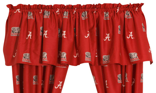 Alabama Crimson Tide Printed Curtain Valance 84 X15