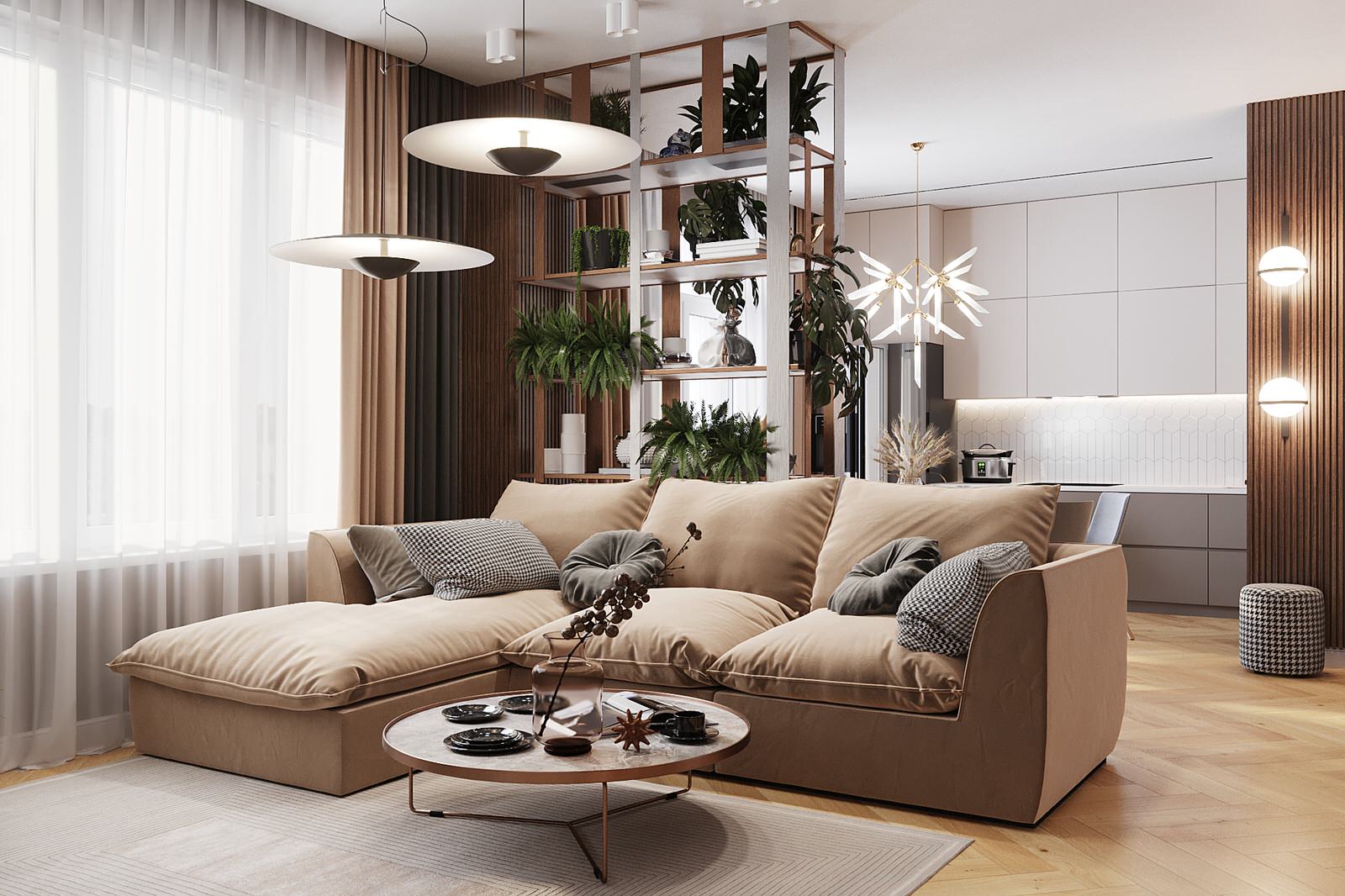 Двухуровневая квартира для семьи из 5ти человек