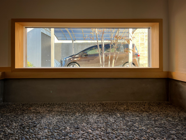 泗水町の住宅 giapponese-moderno-ingresso