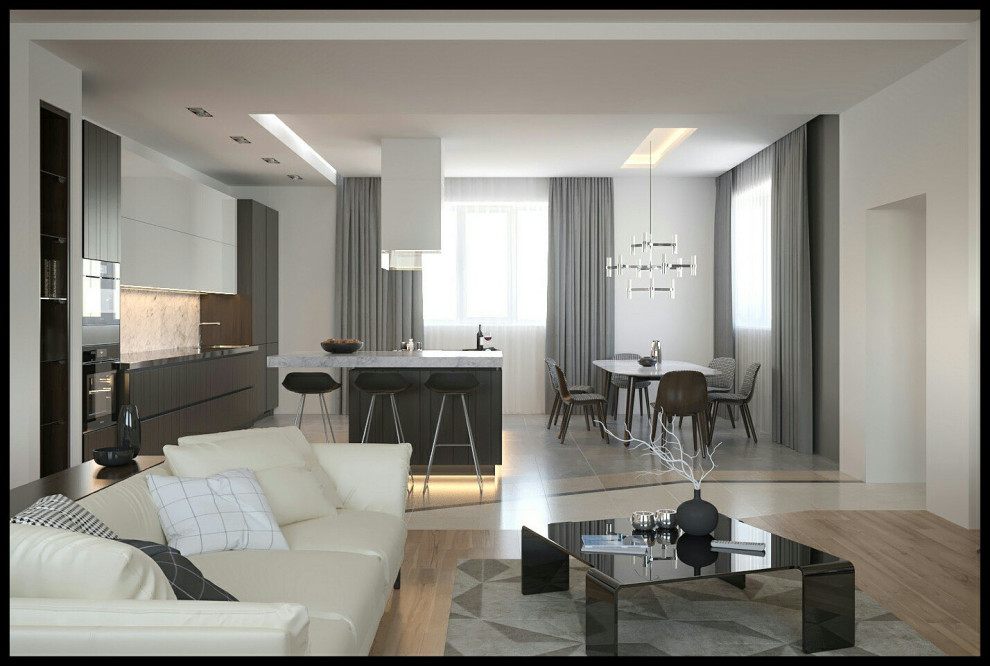 Дизайн проект частного дома в современном стиле