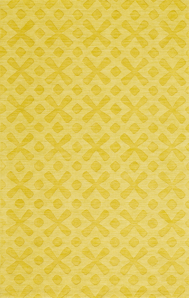 Weave & Wander Rigby Rug, Yellow, 9'6"x13'6"