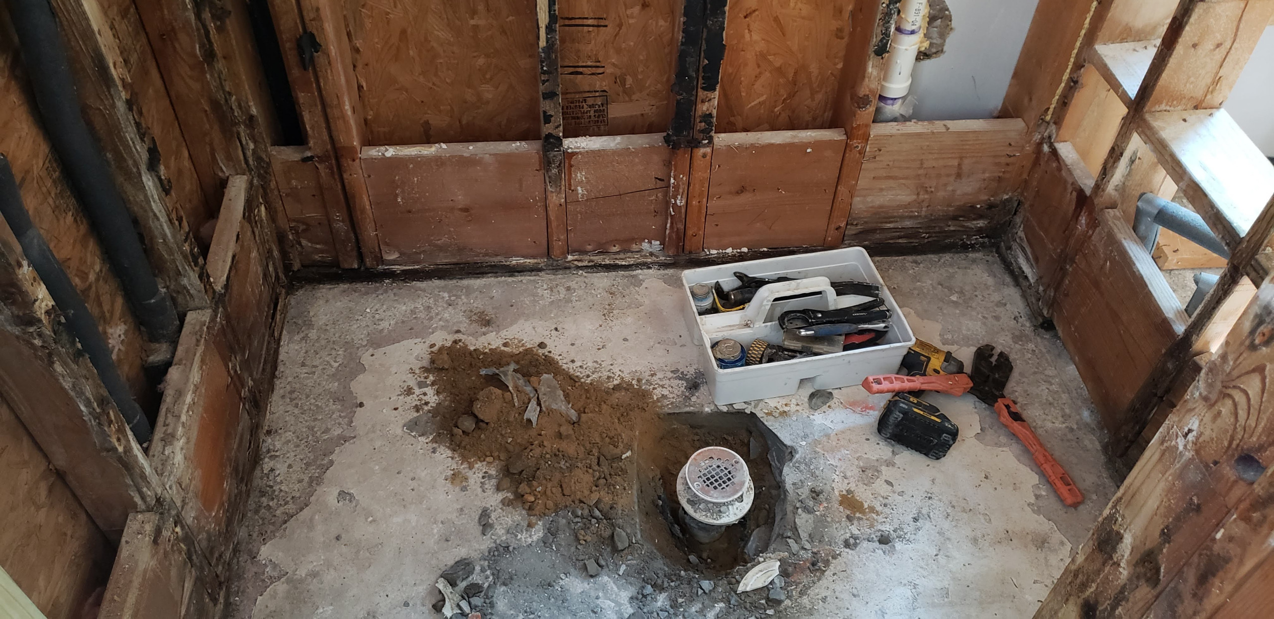 Water Damage shower