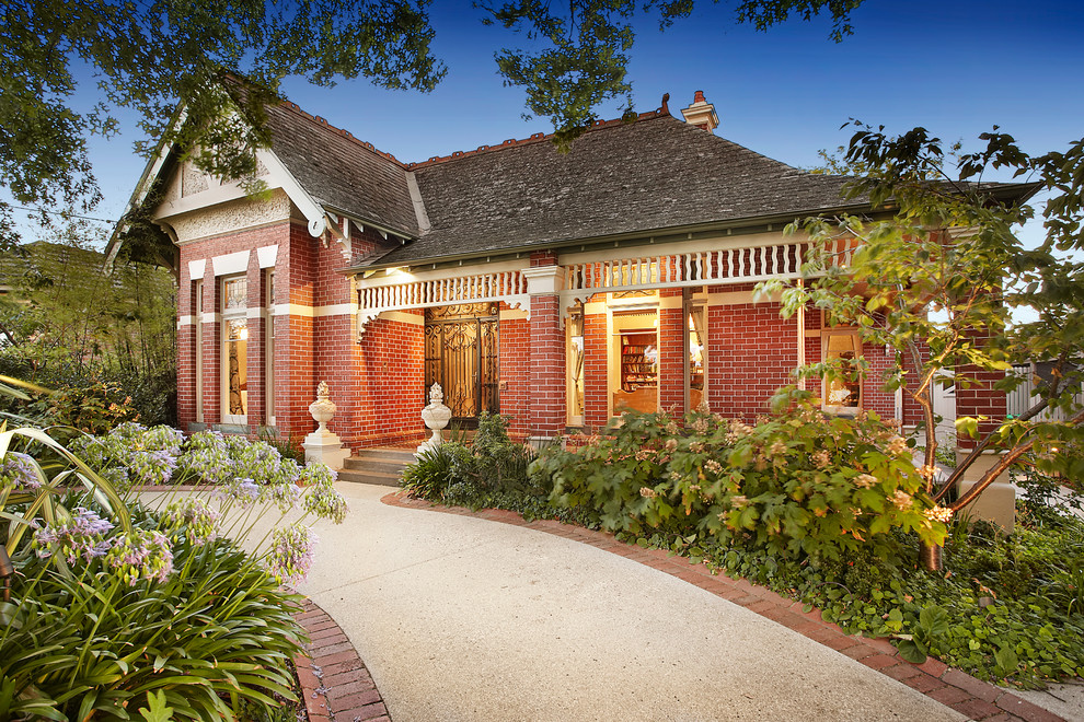 Traditional brick exterior in Melbourne.