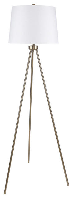 61 75 Modern Plated Gold Tripod Floor, Grandview Gallery Gold Table Lamp