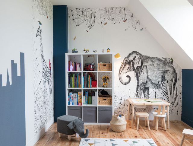 Coin Jeu Chambre Enfant Contemporain Chambre D Enfant Paris Par Atmospheres Design Houzz