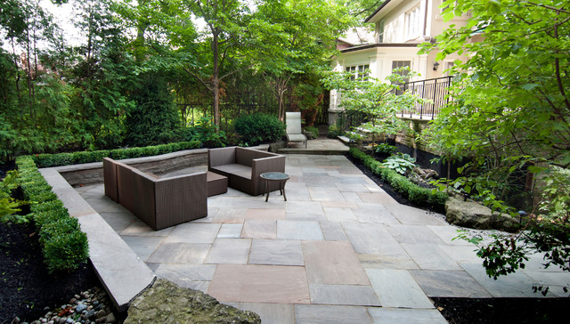 Backyards modern-uteplats
