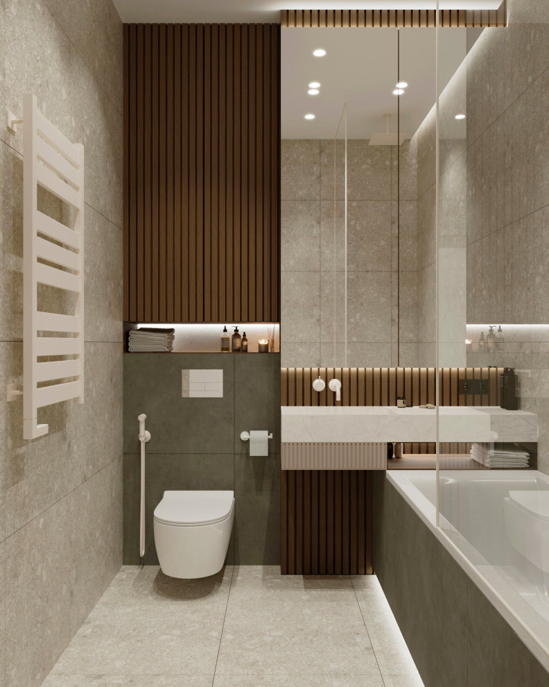 Квартира в Москве. Дизайн-проект ванной комнаты