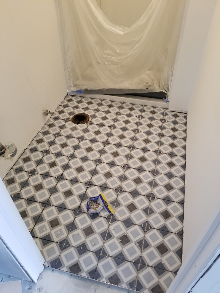 Tile Floor Install