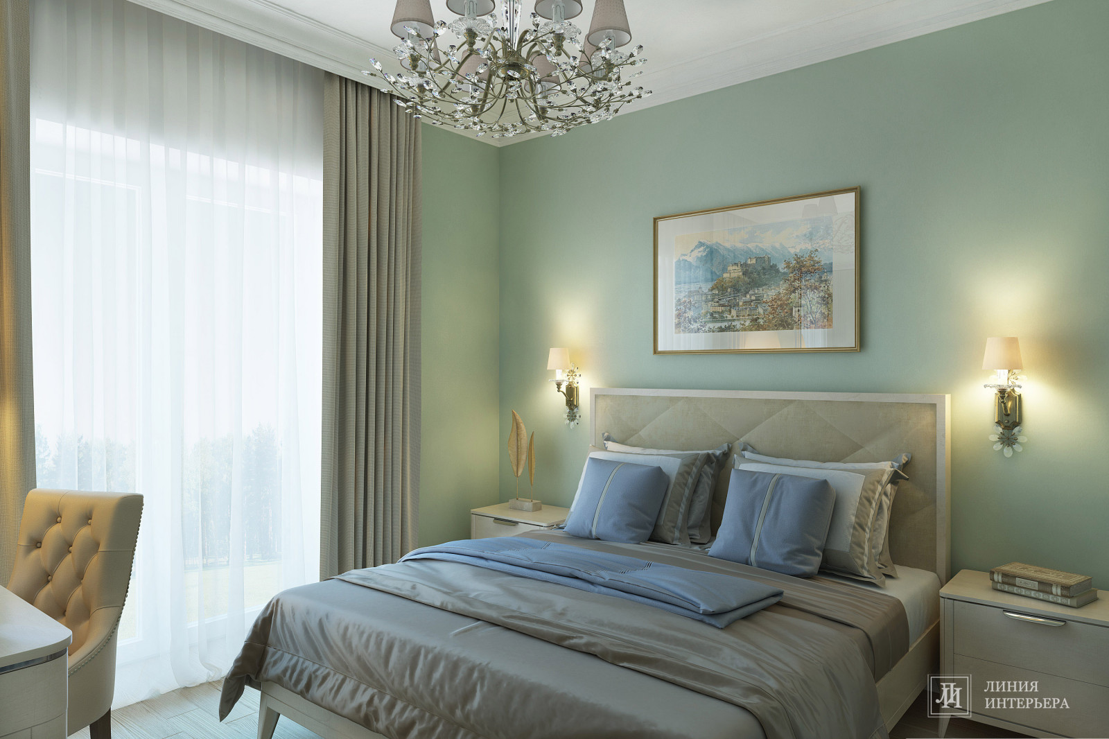 Загородный Дом в Подмосковье, классический интерьер