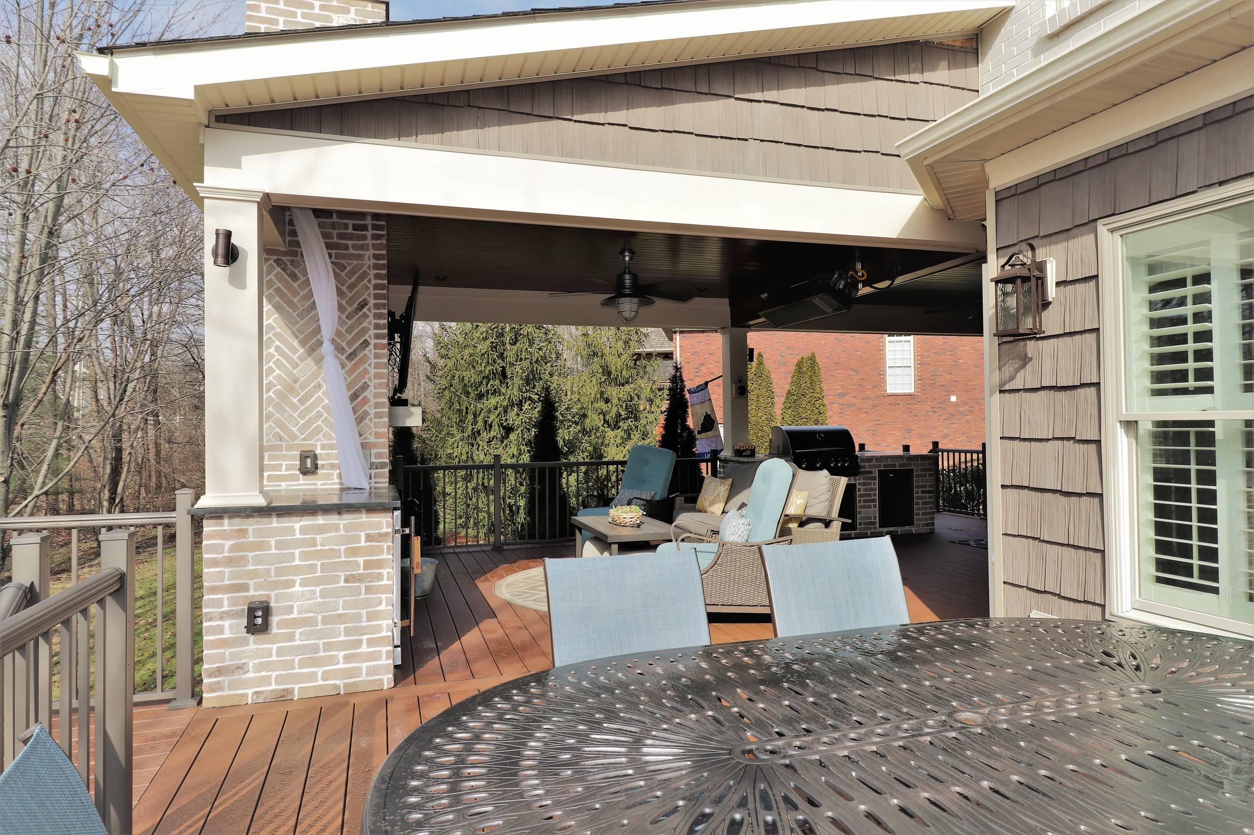 Landis Lakes Deck,Roof Structure,and Outdoor LIvingdeck