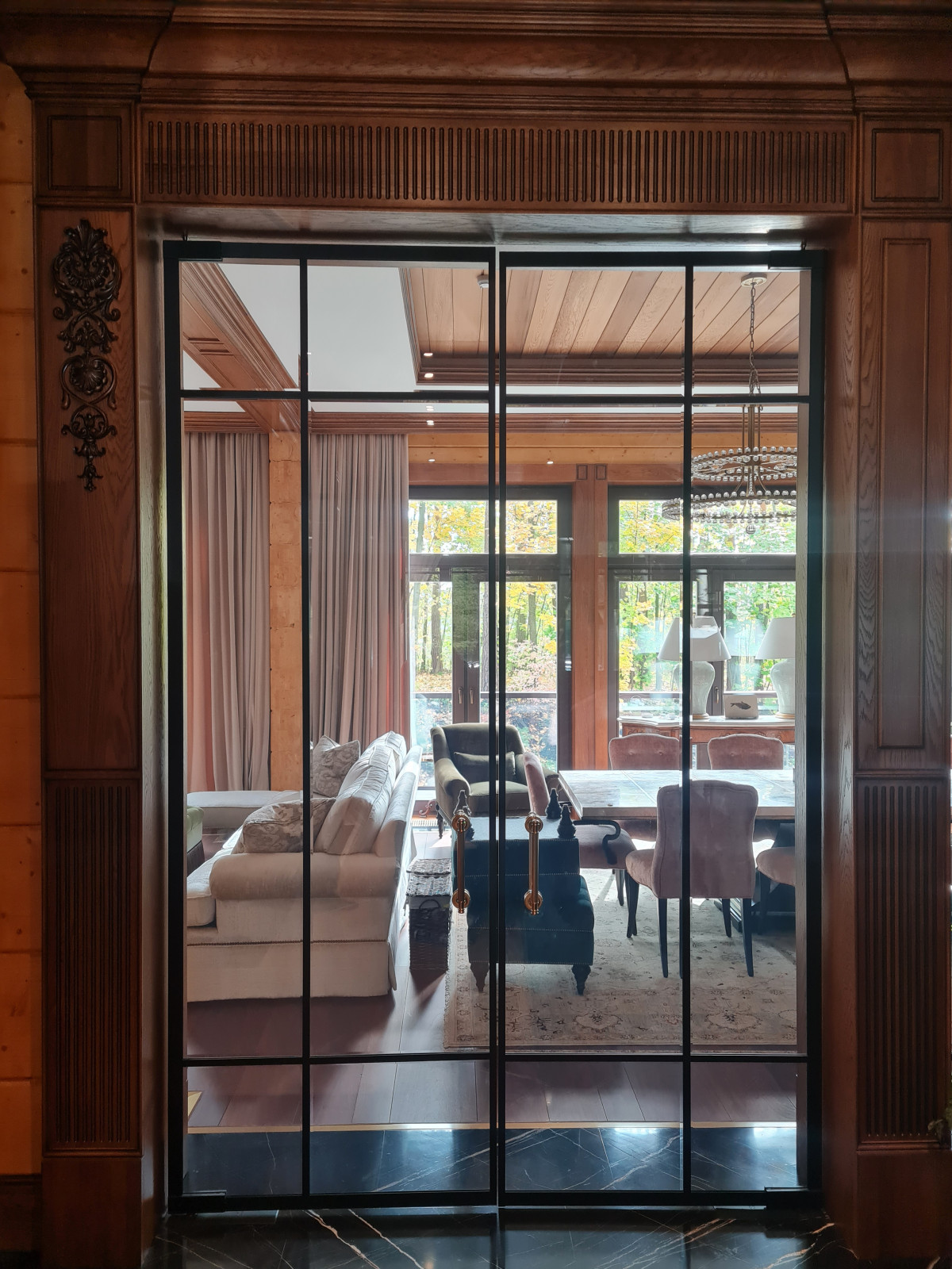 Перегородки из стекла