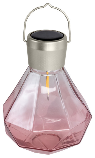 glass gem table lamp