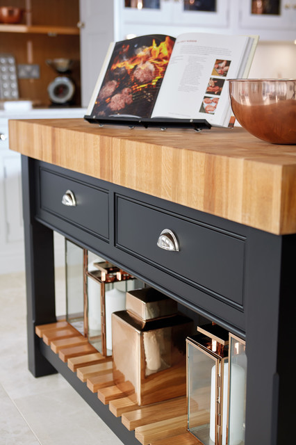Black Painted Kitchen trendy-koekken