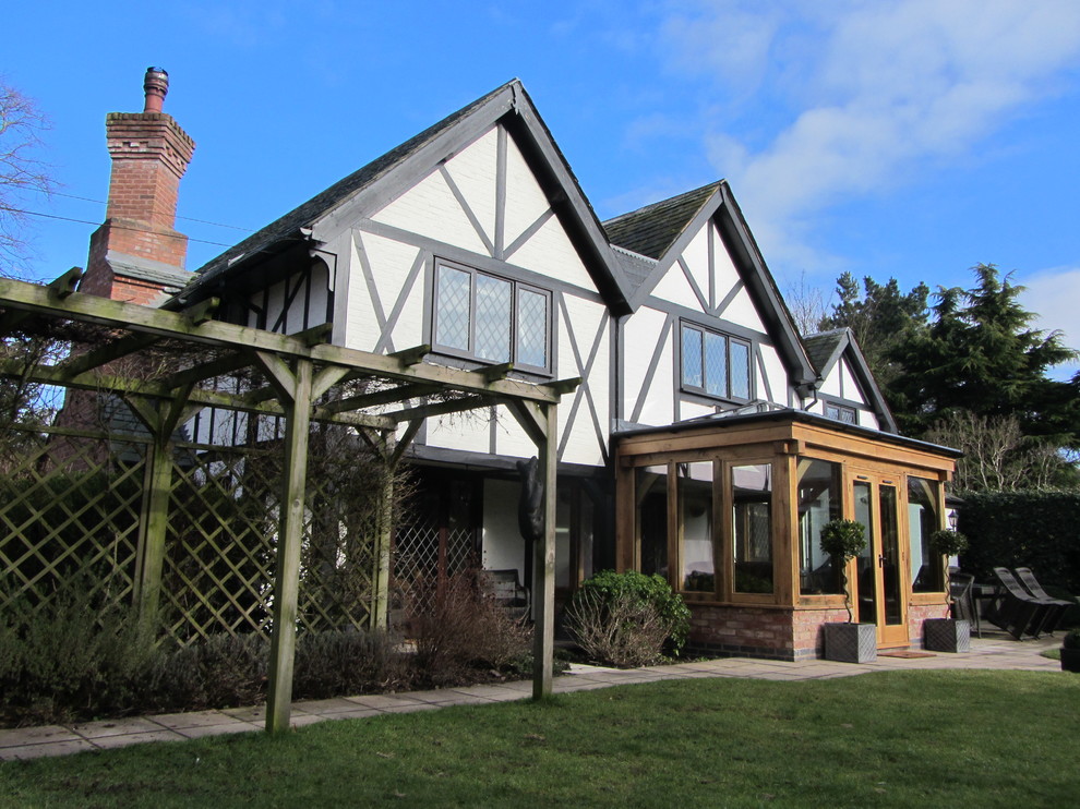 The Lodge - exterior - Farmhouse - Sunroom - West Midlands ...